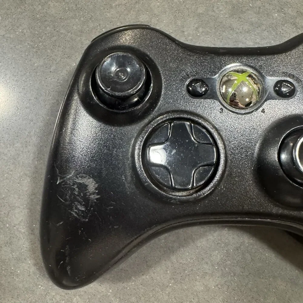 Microsoft Xbox 360 Wireless Controller Genuine OEM Black Free Shipping